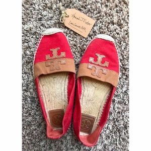 TB red + tan espadrille ❤️